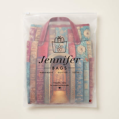 Hidden Library Quilted Duffle Bag