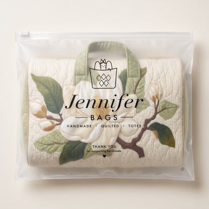 Blooming Grace Quilted Duffle Bag