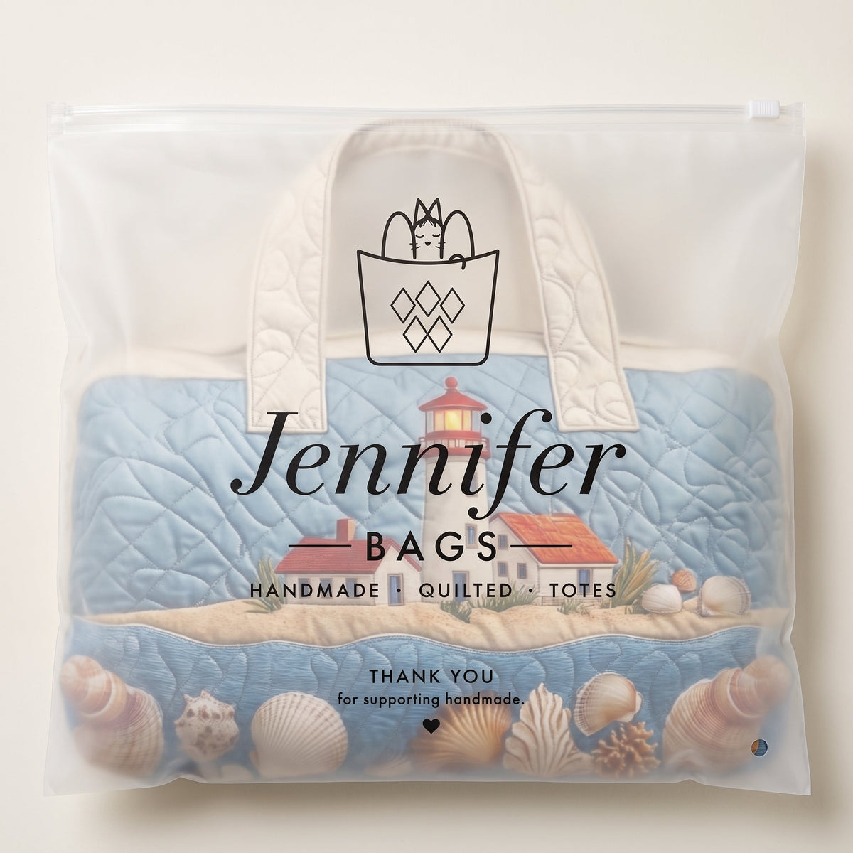 Seaside Glow Quilted Duffle Bag