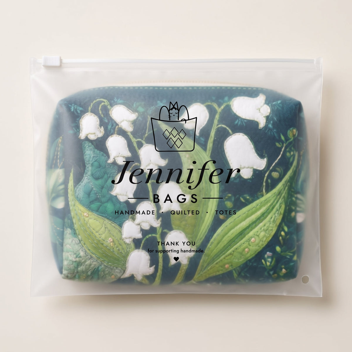 Lily Grace Quilted Makeup Bag