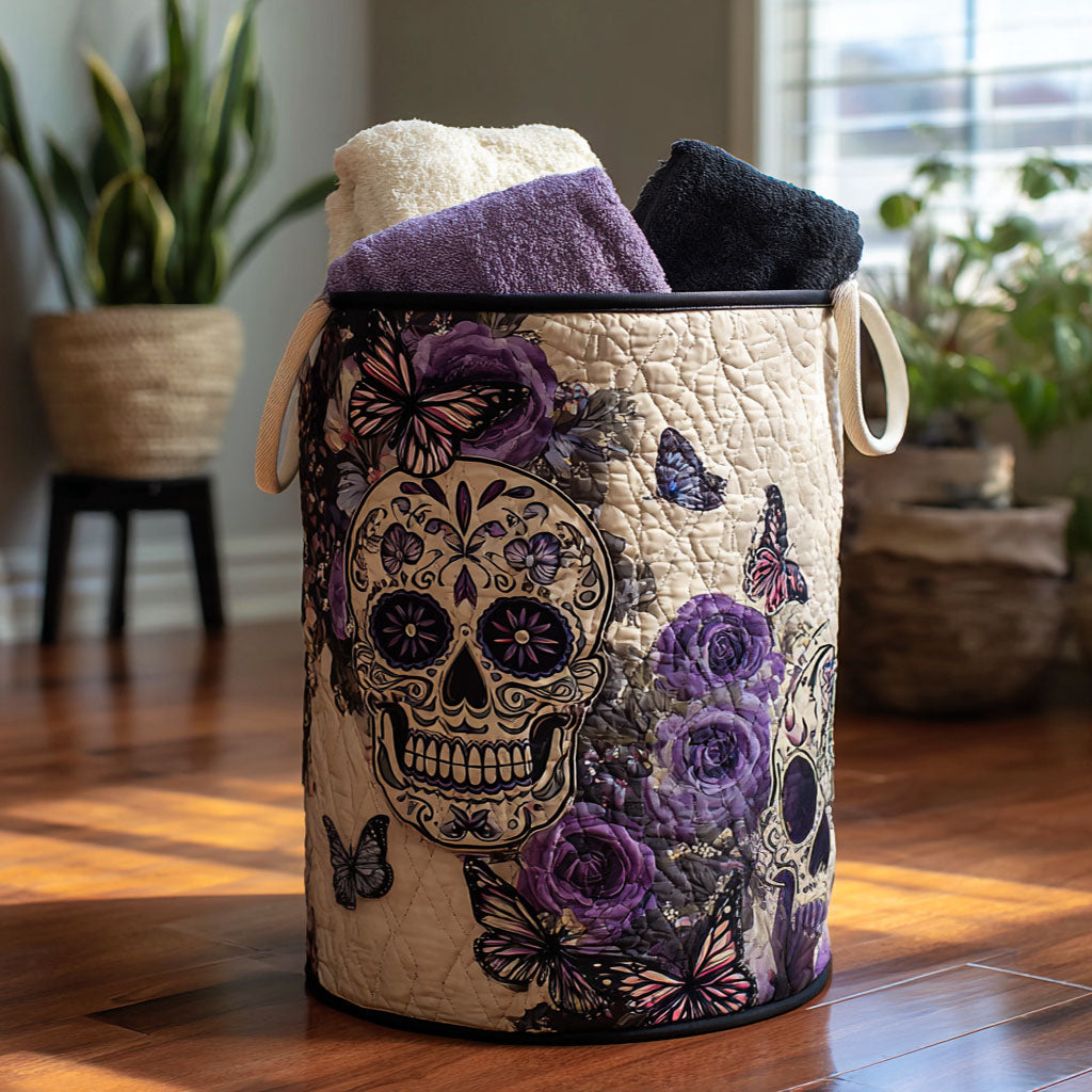 Timeless Spirit Quilted Laundry Basket
