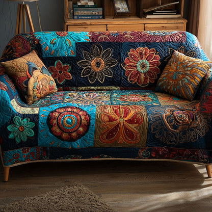 Wild Soul Boho Gequilt Sofa LD53