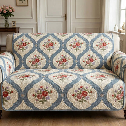 Vintage Bloemen Gequilt Sofa LD60