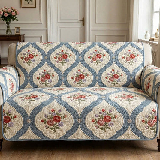 Vintage Bloemen Gequilt Sofa LD60