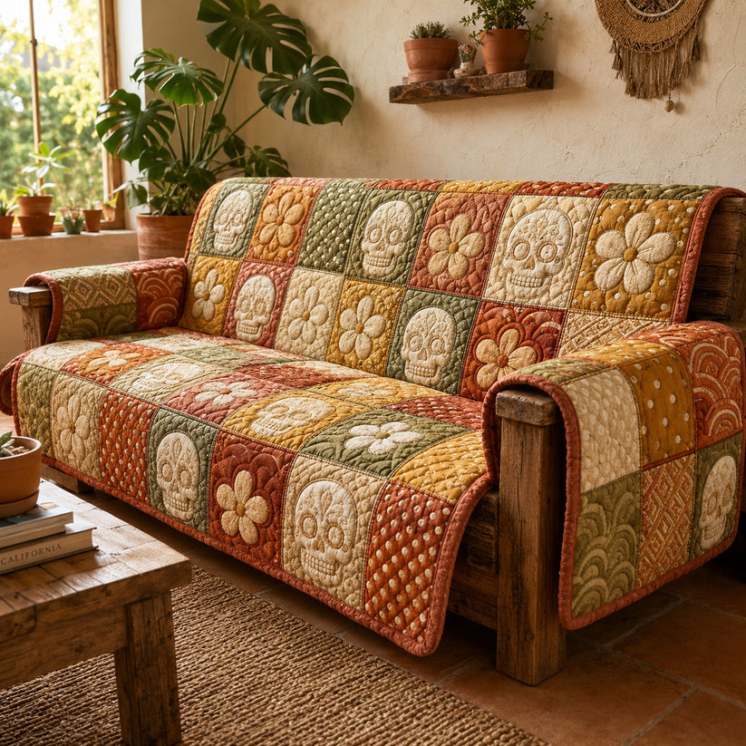 Boho Suiker Skedel Gequilt Sofa LD70