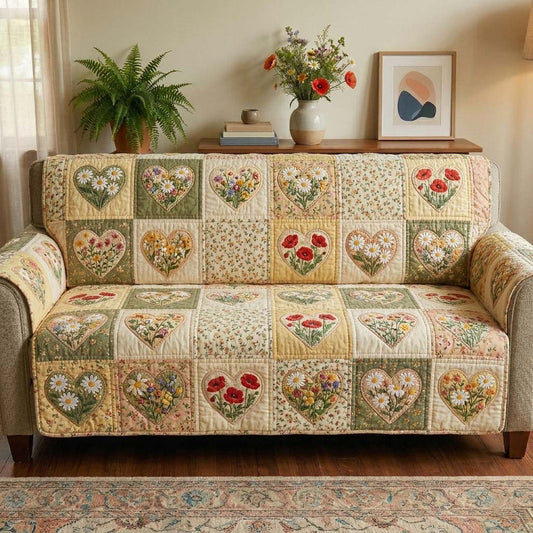Wildflower Patch Gequilt Sofa LD83
