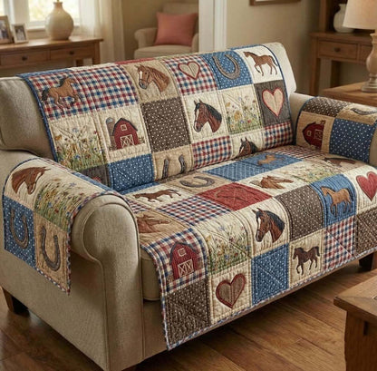 Patchy Horse Gequilt Sofa LD99