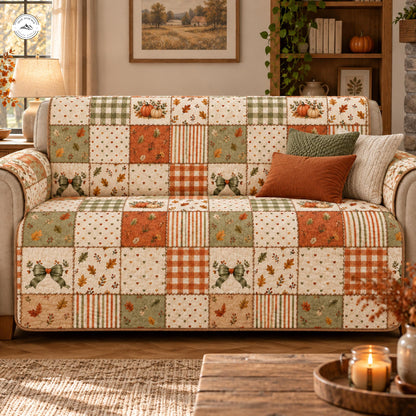 Herfst Dankzegging Patchwork Gequilt Sofa Bescherming LV100
