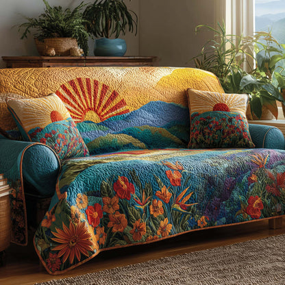 Zonsopgang Berg & Bloem Quilted Zitbank QV35