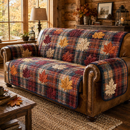 Esdoorn Geruite Gequilt Sofa QV64