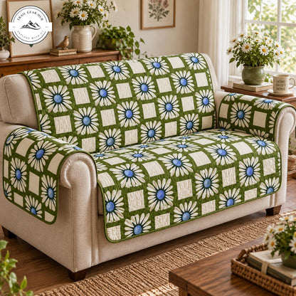 Boho Daisy Patroon Gequilt Sofa TG115