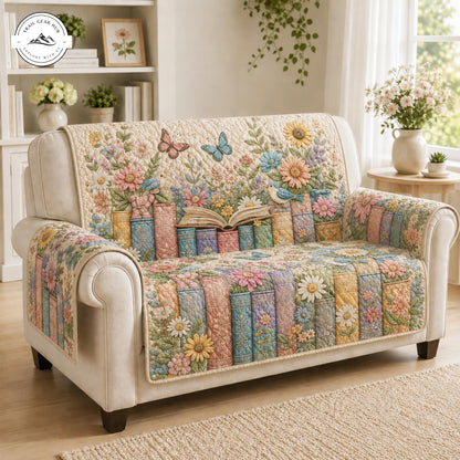 Floral Book Lover Gequilt Sofa TP60