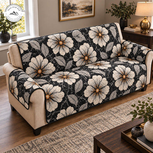 Grote Daisy Bloem Quilted Zitbank TP126