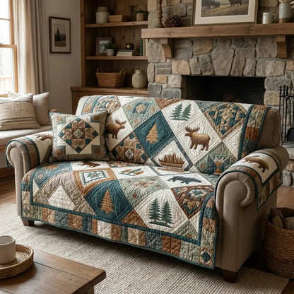 Timber Creek Gequilt Sofa QV01