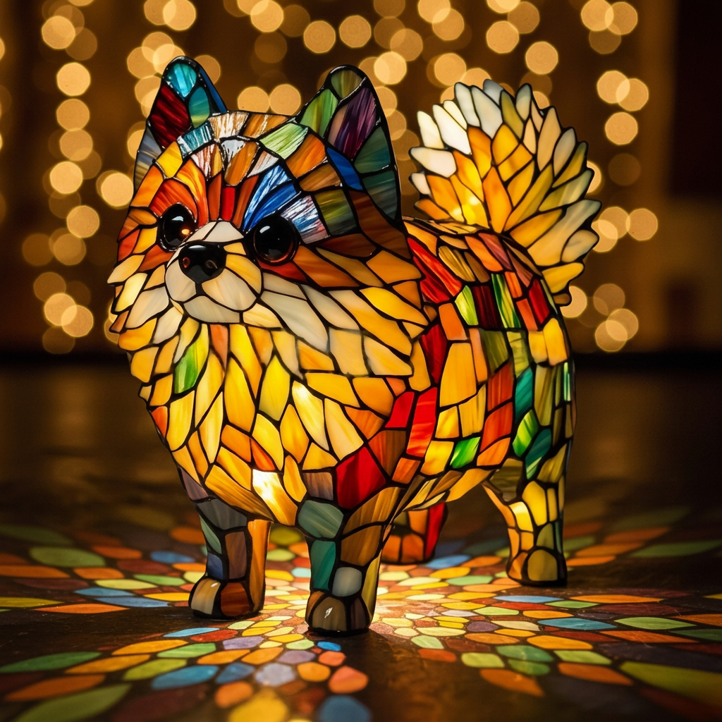 Levendige Pomeranian