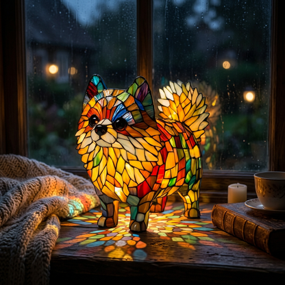 Levendige Pomeranian