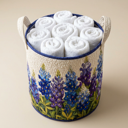 Gewatteerde wasmand Droom van blauwe lupines
