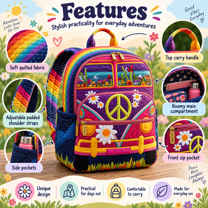 Quilted Boho Rucksack – The Journey to Freedom