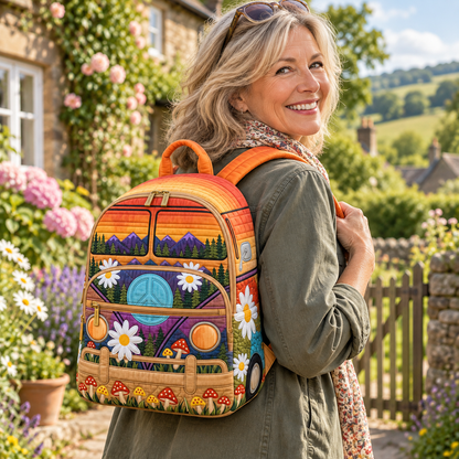 Quilted Boho Rucksack – Dreams in the Sunset
