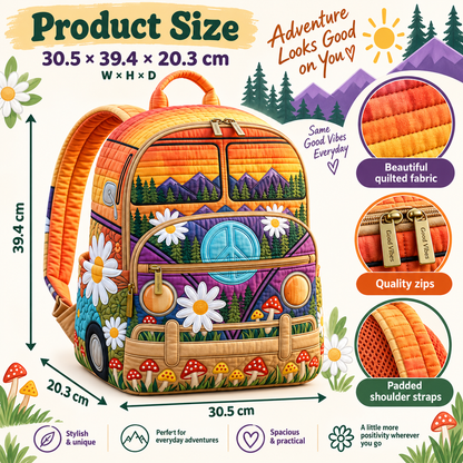 Quilted Boho Rucksack – Dreams in the Sunset