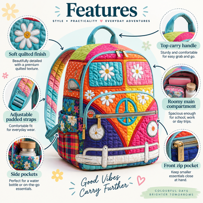 Quilted Boho Rucksack – Joy in Colours