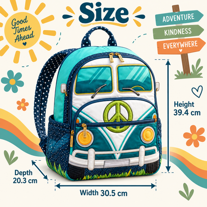 Quilted Boho Rucksack – Bus by Night