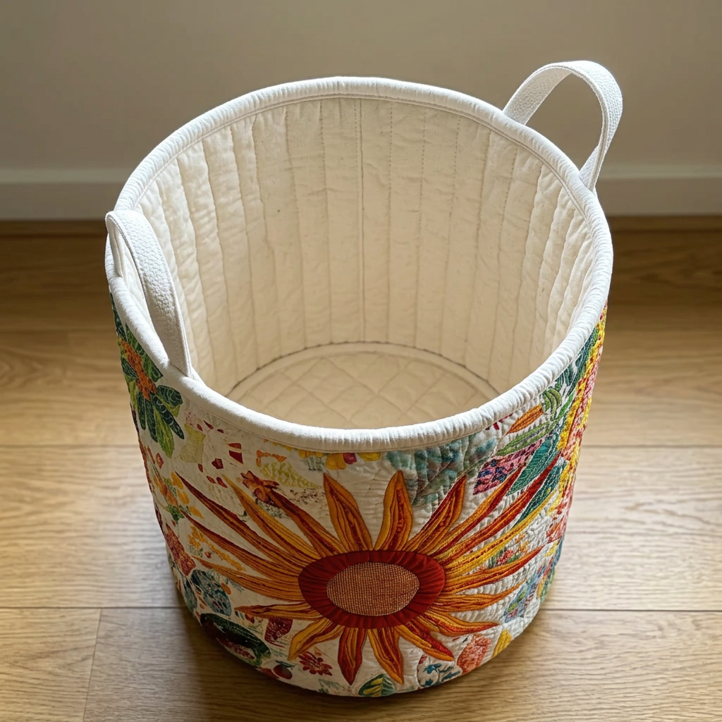 Gewatteerde wasmand Zonnige weide