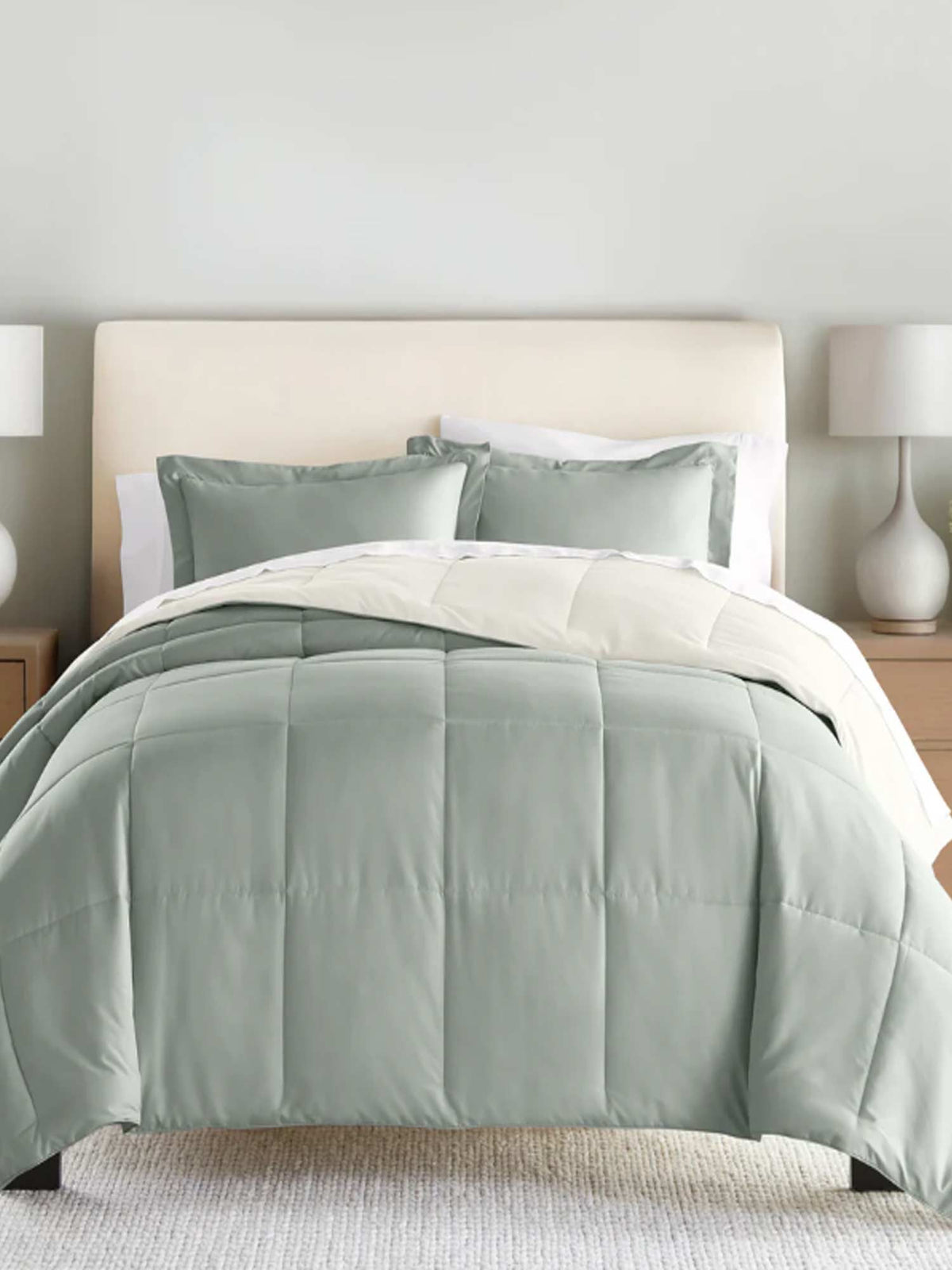Reversible Down-Alternative Comforter Set