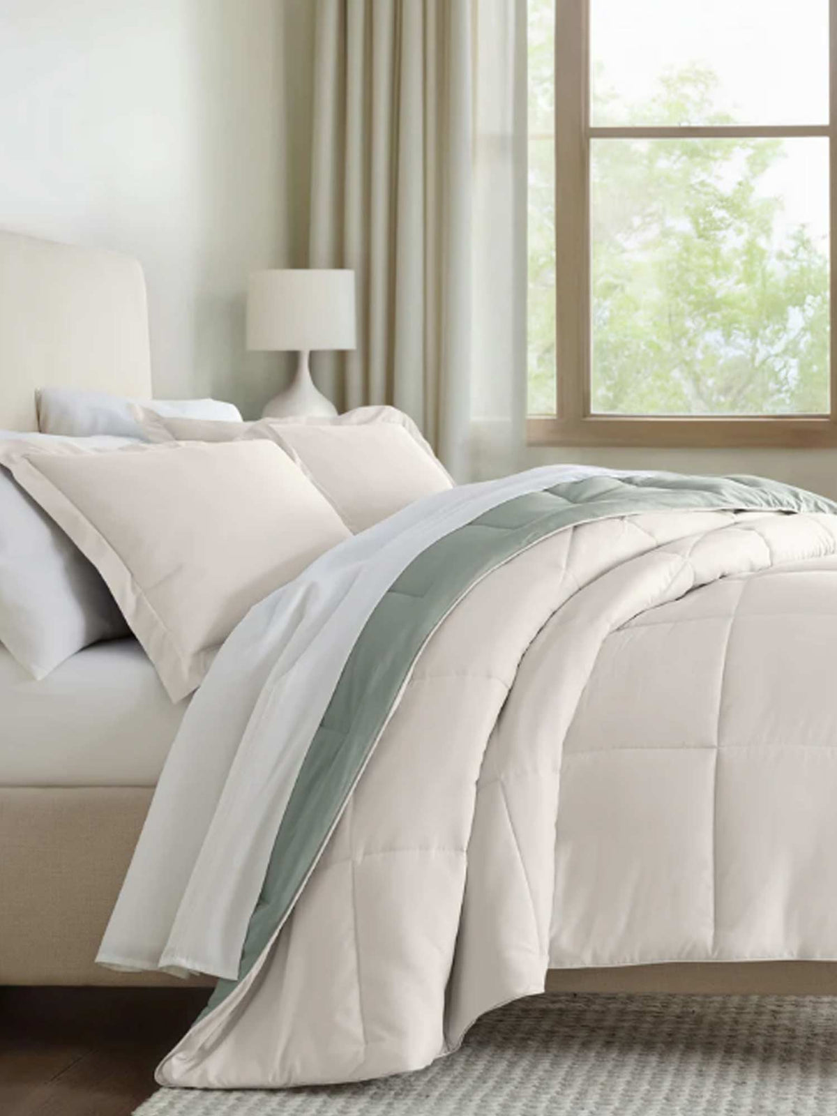Reversible Down-Alternative Comforter Set