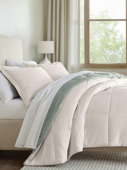 Reversible Down-Alternative Comforter Set