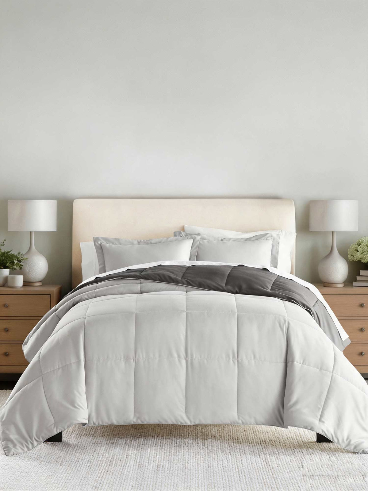 Reversible Down-Alternative Comforter Set