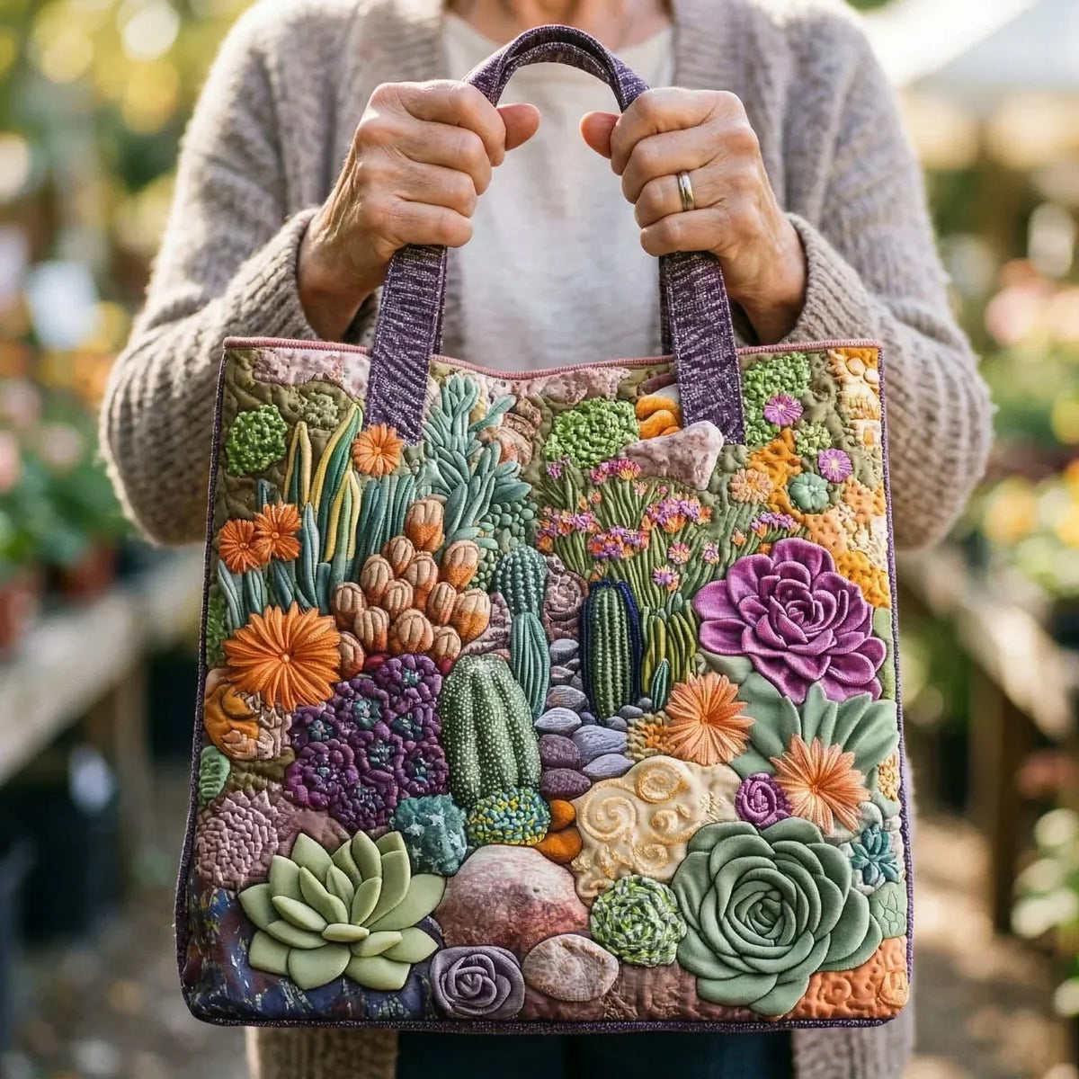 Vetplantentuin Artisanale Draagtas