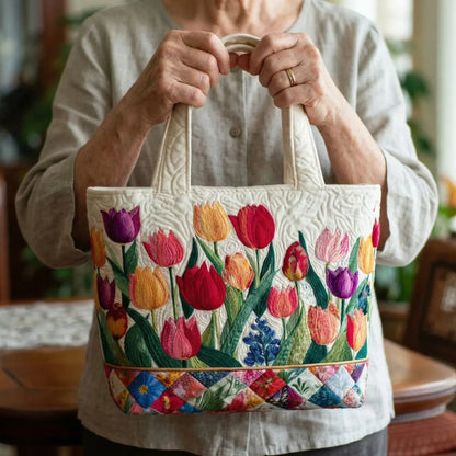 Tulpenseizoen Gewatteerde Tas
