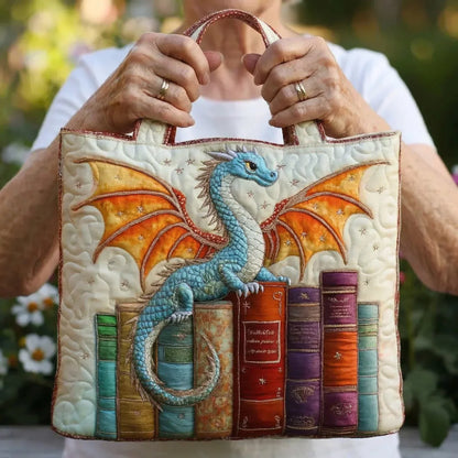Drakenwachter van Boeken Gewatteerde Draagtas