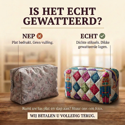 Gewatteerde make-uptas Feestelijke Wachter