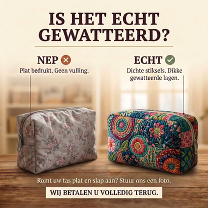 Gewatteerde make-uptas Fladdervlucht