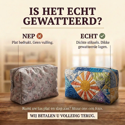 Gewatteerde make-uptas Geest van de Aarde