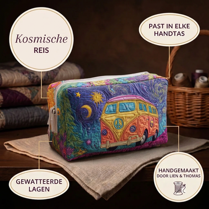 Gewatteerde make-uptas Kosmische Reis