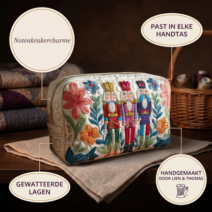 Gewatteerde make-uptas Notenkrakercharme