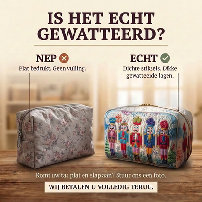 Gewatteerde make-uptas Notenkrakersschat
