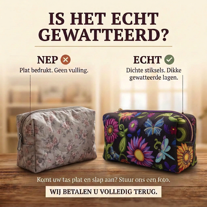 Gewatteerde make-uptas Ochtendgloed