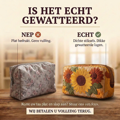 Gewatteerde make-uptas Vrolijke Charme