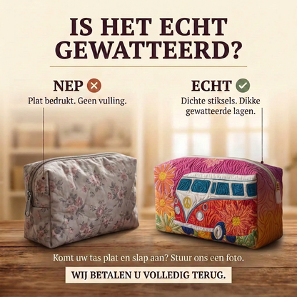 Gewatteerde make-uptas Weg naar de Regenboogtoppen