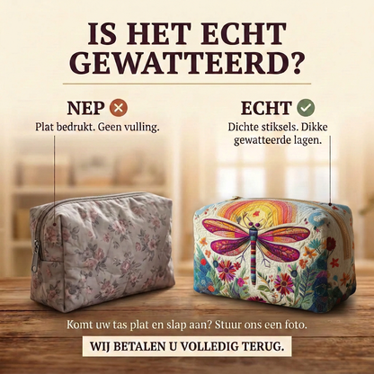 Gewatteerde make-uptas Zachte Vlucht
