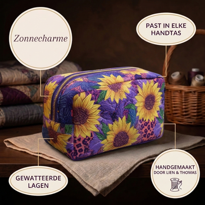 Gewatteerde make-uptas Zonnecharme