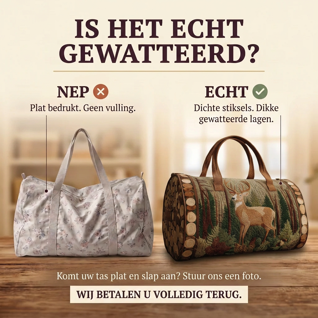 Gewatteerde reistas Herfsthert