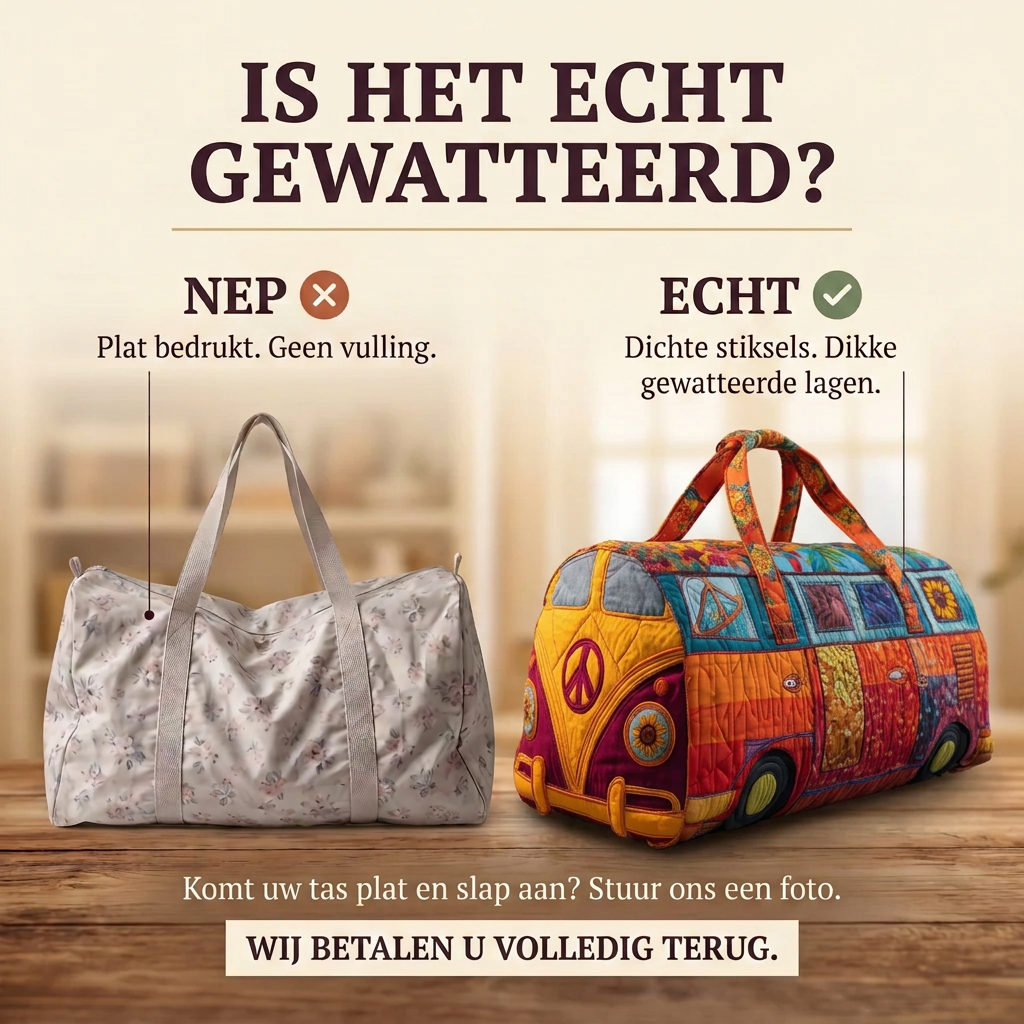 Gewatteerde reistas Kleurrijke Weg