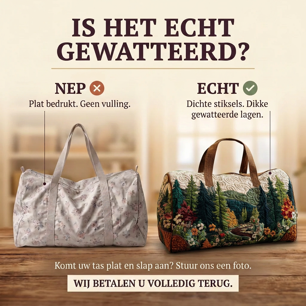 Gewatteerde reistas Hoeder van het Bos