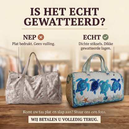 Gewatteerde reistas Zeeschildpad