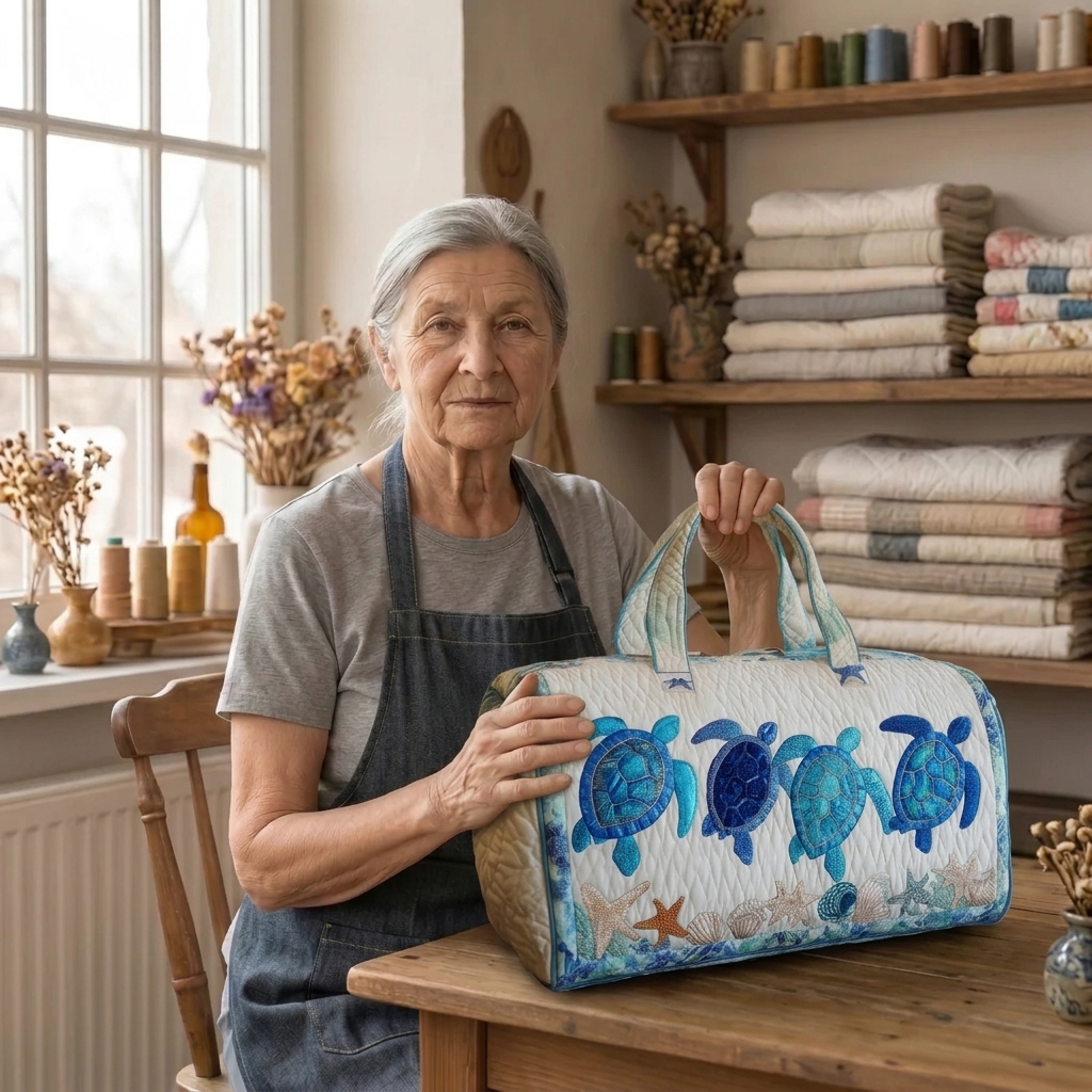 Gewatteerde reistas Zeeschildpad